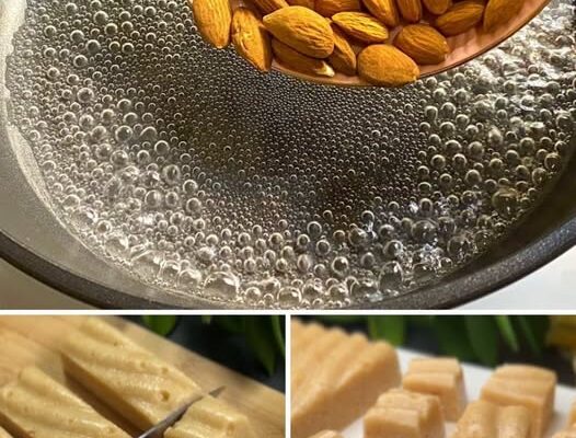 Throw almonds in boiling water and you will be amazed! The whole world uses this method!