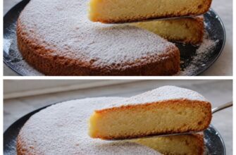 The true taste of childhood! ✏️Recipe in the first comment✏️ Dandelion Fluff cottage cheese cake (oven-baked)