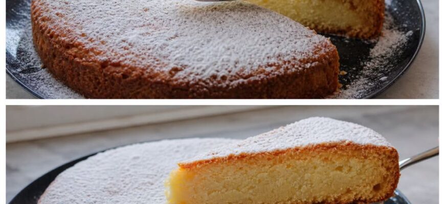 The true taste of childhood! ✏️Recipe in the first comment✏️ Dandelion Fluff cottage cheese cake (oven-baked)